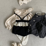 ［bebe holic］Pompon lace suspender bloomer