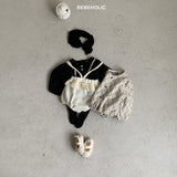 ［bebe holic］Pompon lace suspender bloomer