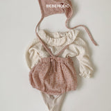 ［bebe holic］Rabbit bonnet set