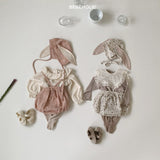 ［bebe holic］Rabbit bonnet set