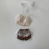 ［bebe holic］Cheese lace bloomer