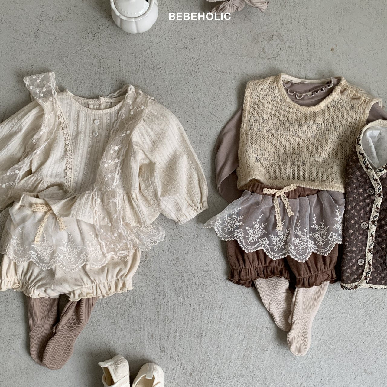 ［bebe holic］Cheese lace bloomer