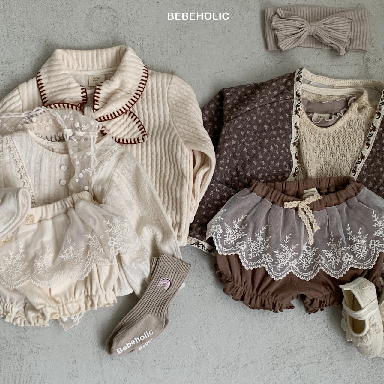 ［bebe holic］Cheese lace bloomer