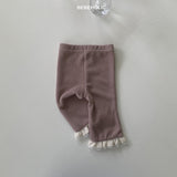 ［bebe holic］Double lace flare pants
