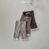 ［bebe holic］Double lace flare pants