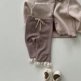 ［bebe holic］Double lace flare pants