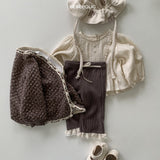 ［bebe holic］Double lace flare pants