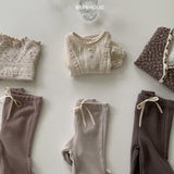 ［bebe holic］Double lace flare pants
