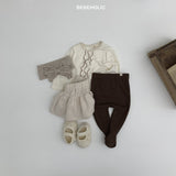 ［bebe holic］Olive rib tights