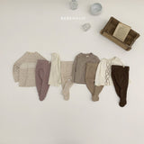 ［bebe holic］Olive rib tights