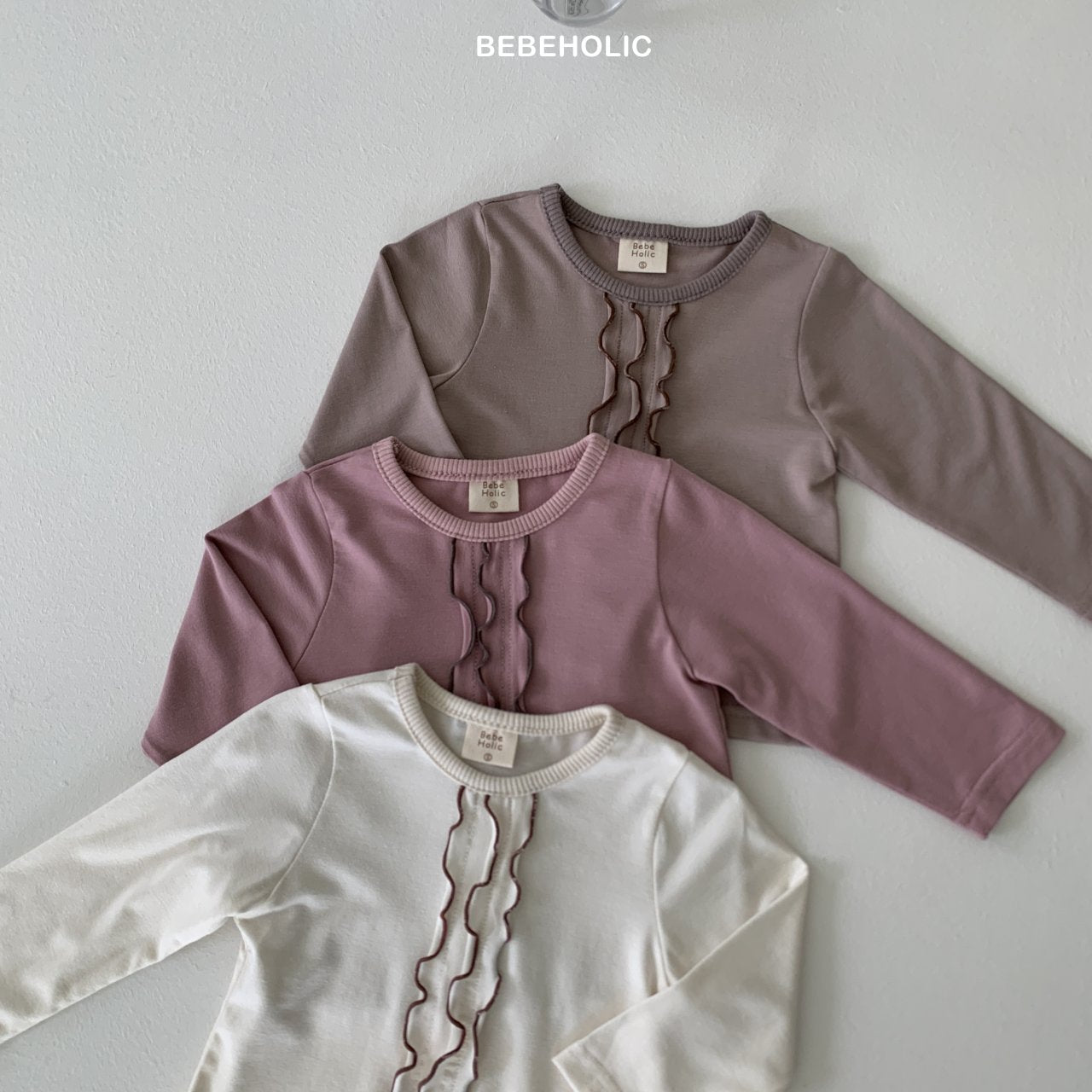 ［bebe holic］Vanilla frill tee