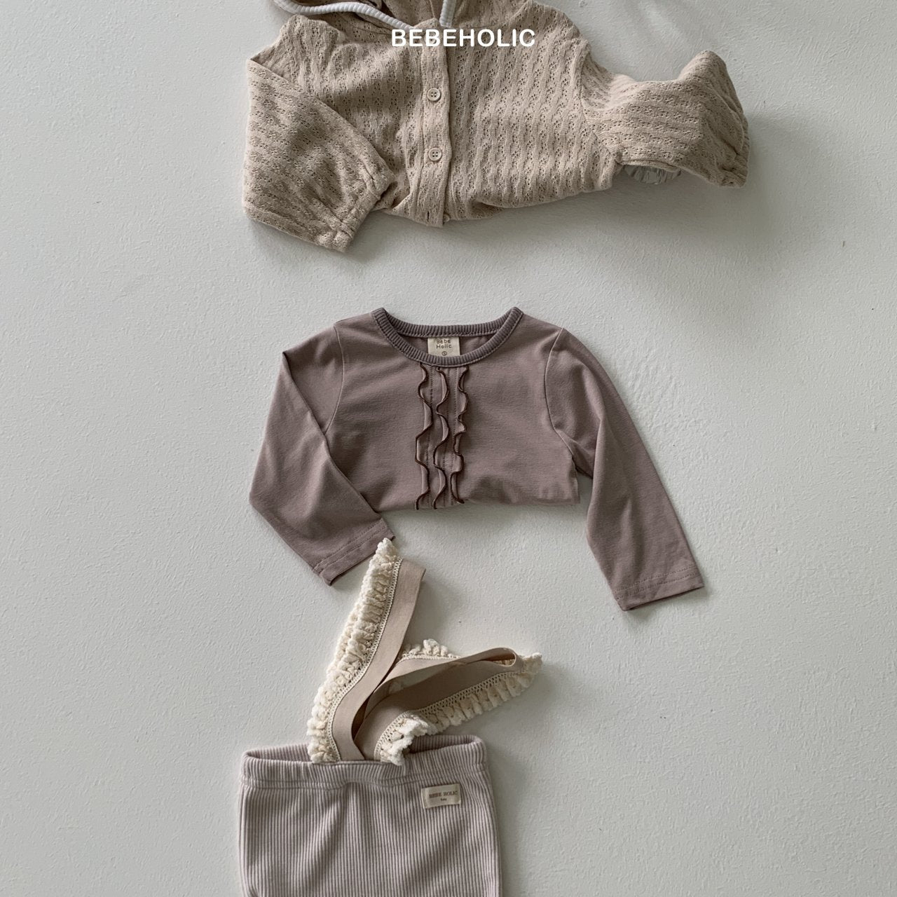 ［bebe holic］Vanilla frill tee