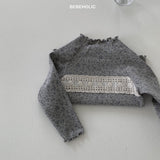 ［bebe holic］Flora lace tee