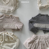 ［bebe holic］Flora lace tee
