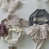 ［bebe holic］Flora lace tee