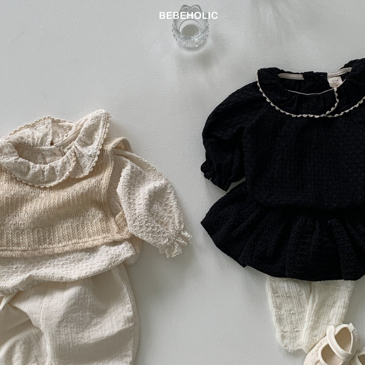 ［bebe holic］Sweet collar blouse