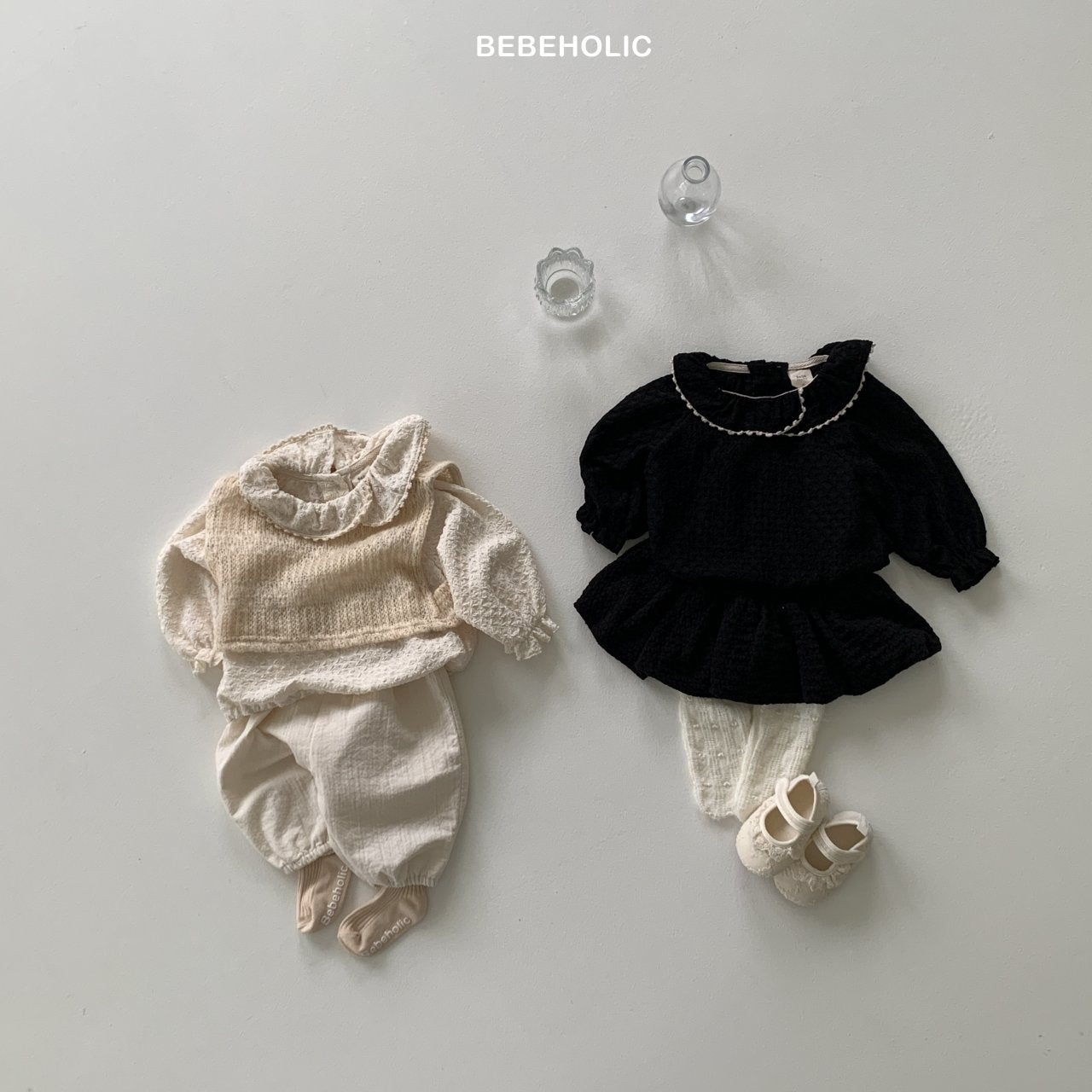 ［bebe holic］Sweet collar blouse