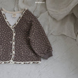 ［bebe holic］Rumi flower cardigan