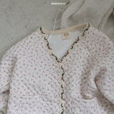 ［bebe holic］Rumi flower cardigan