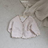 ［bebe holic］Rumi flower cardigan