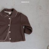 ［bebe holic］Mellow collar cardigan
