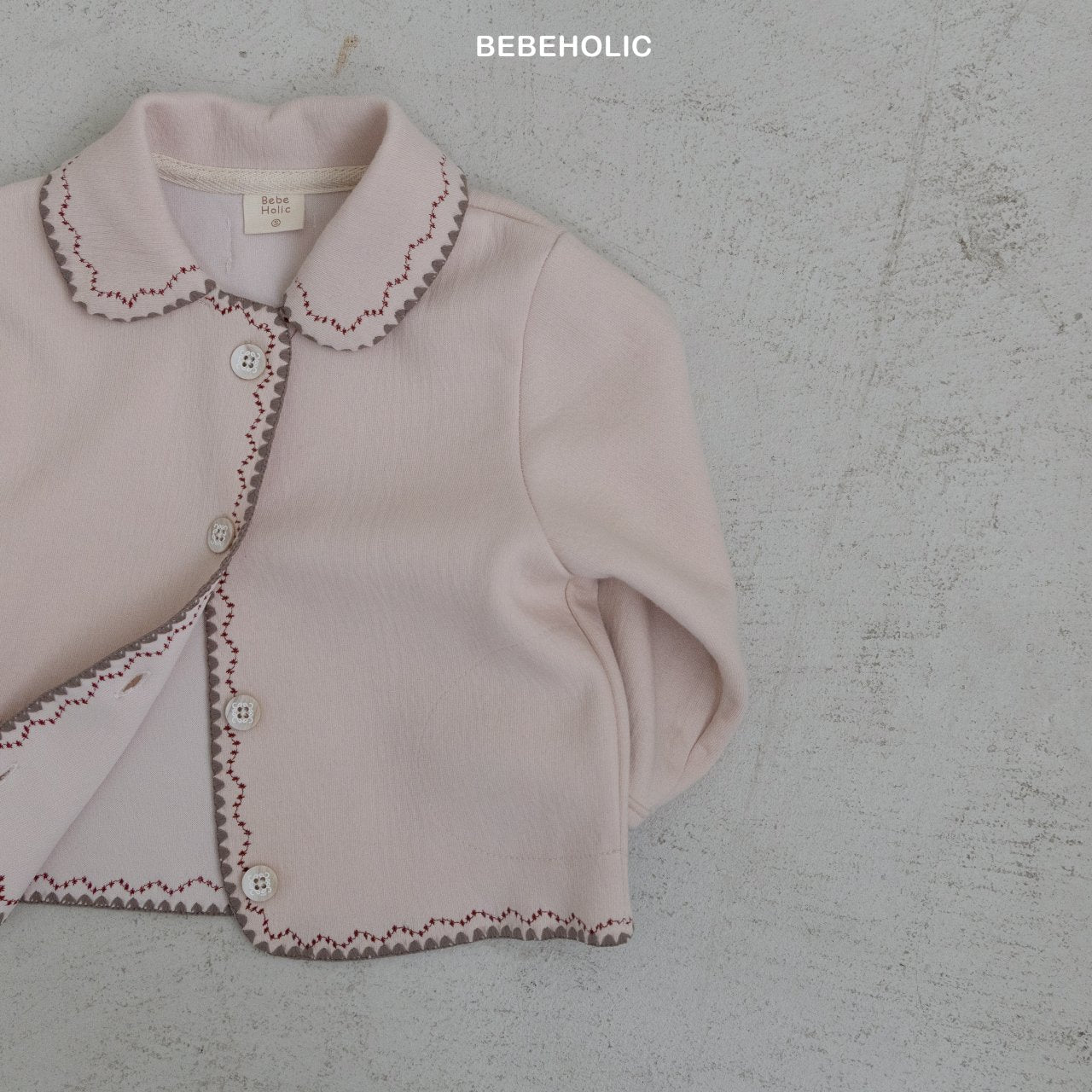［bebe holic］Mellow collar cardigan