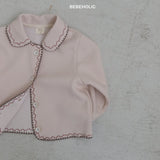 ［bebe holic］Mellow collar cardigan