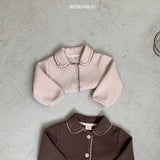 ［bebe holic］Mellow collar cardigan