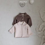 ［bebe holic］Mellow collar cardigan
