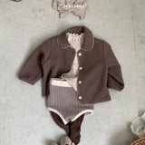 ［bebe holic］Mellow collar cardigan