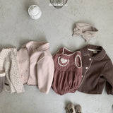 ［bebe holic］Mellow collar cardigan