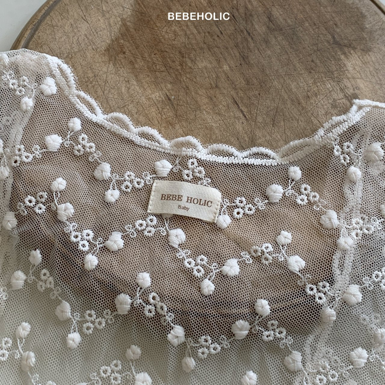 ［bebe holic］Lace cape (baby & mom)