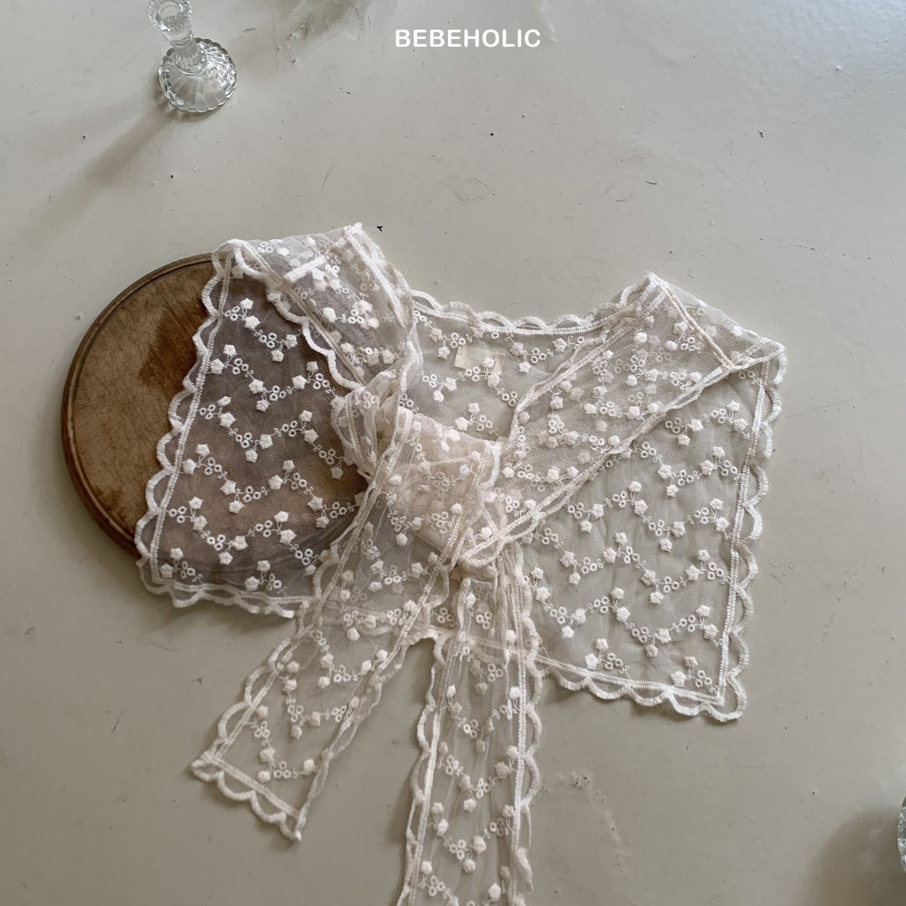 ［bebe holic］Lace cape (baby & mom)