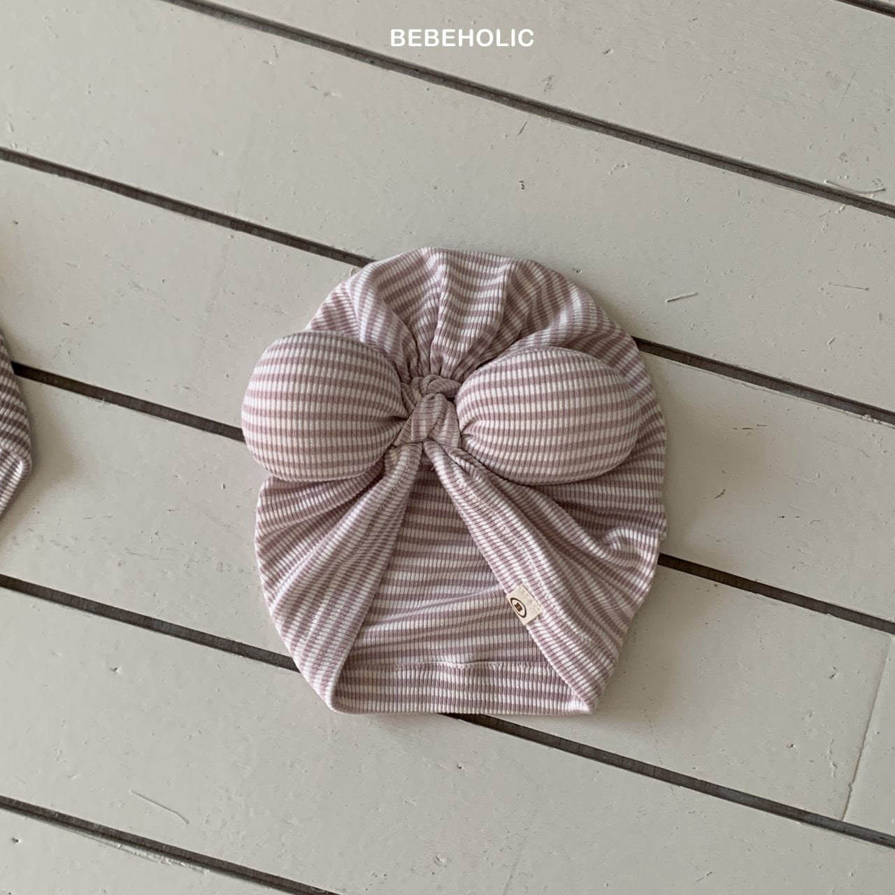 ［bebe holic］Pompom ribbon turban