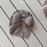［bebe holic］Pompom ribbon turban