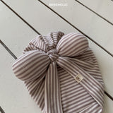 ［bebe holic］Pompom ribbon turban