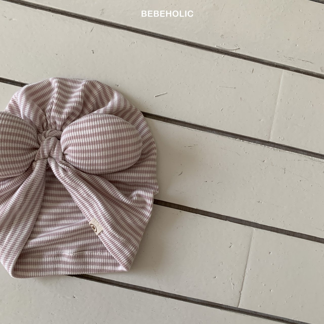 ［bebe holic］Pompom ribbon turban