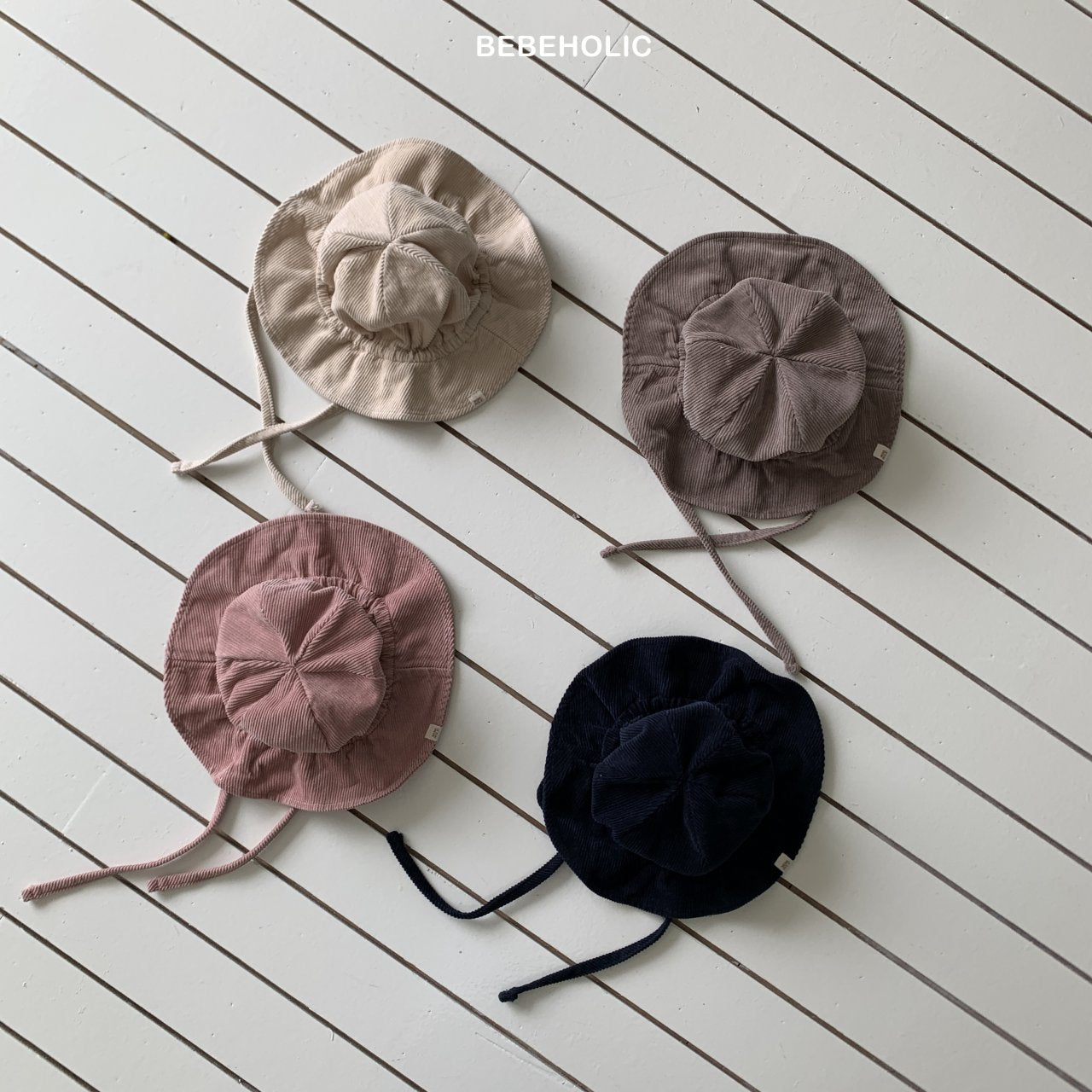 ［bebe holic］Mini corduroy bucket hat