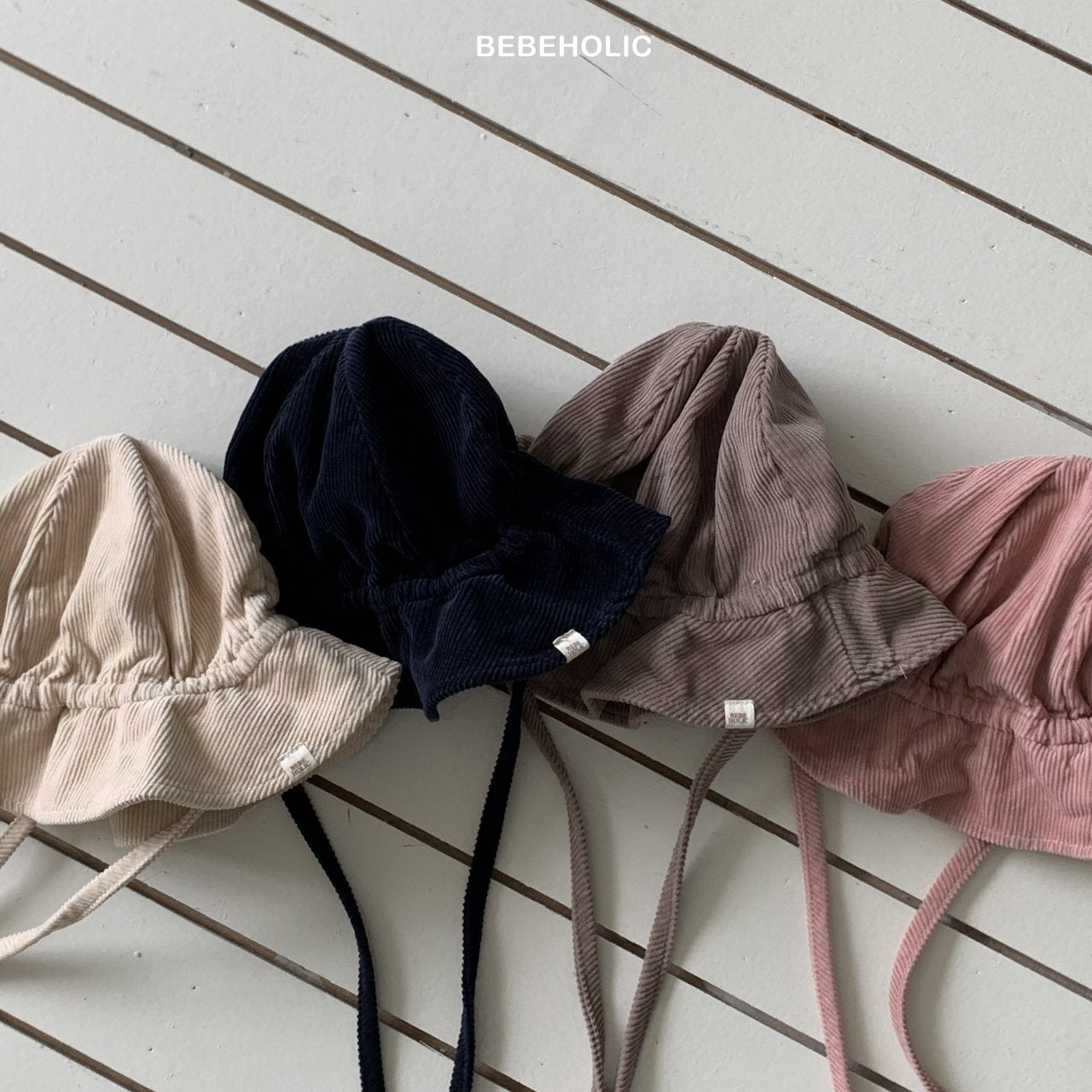 ［bebe holic］Mini corduroy bucket hat