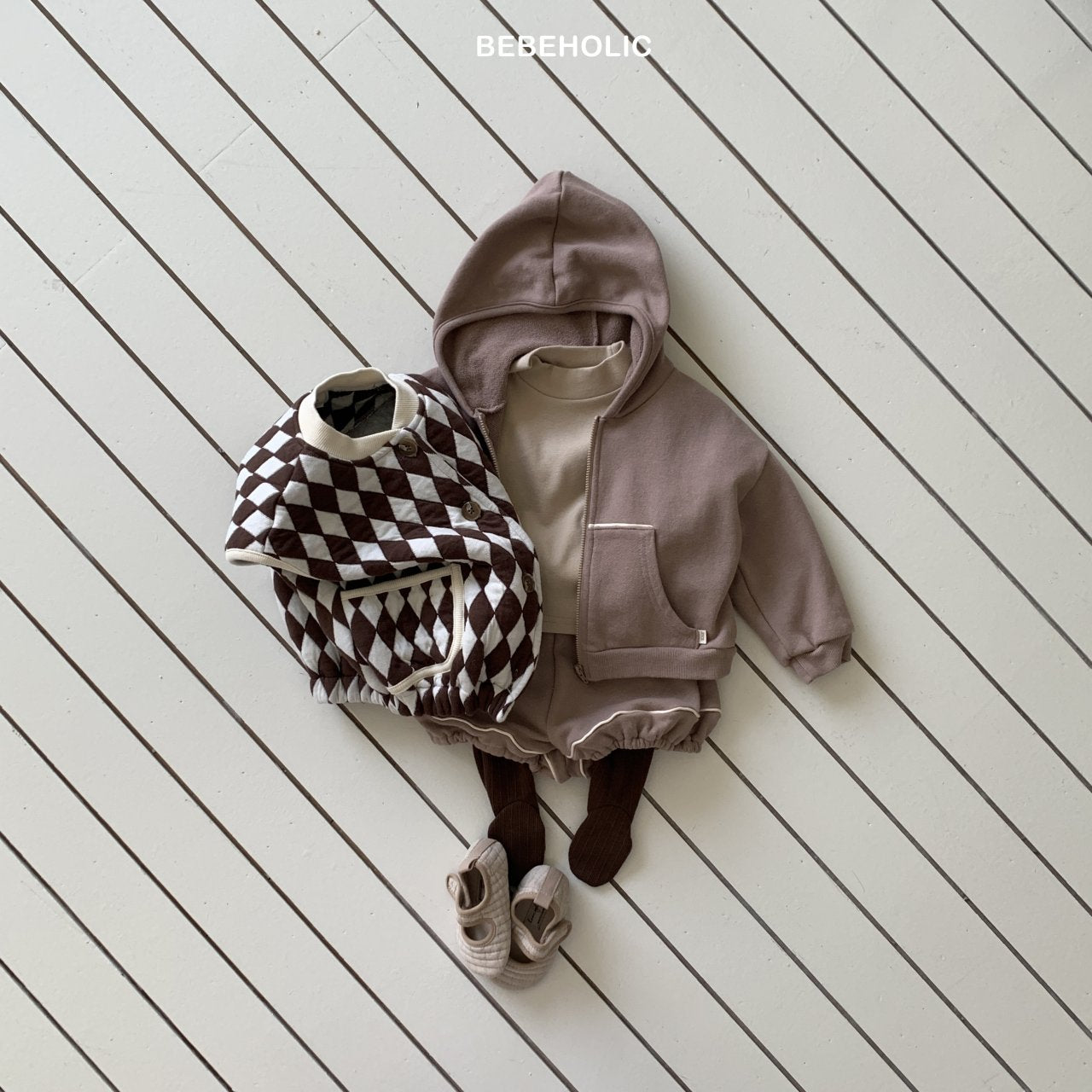 ［bebe holic］Line hoodie