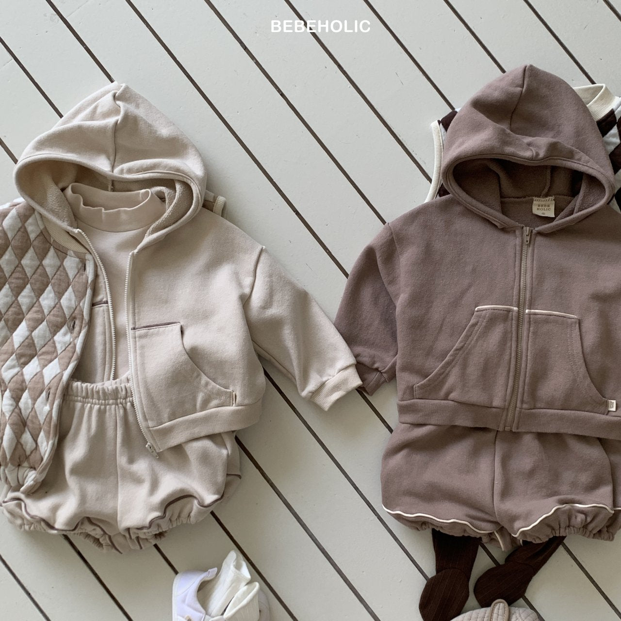 ［bebe holic］Line hoodie