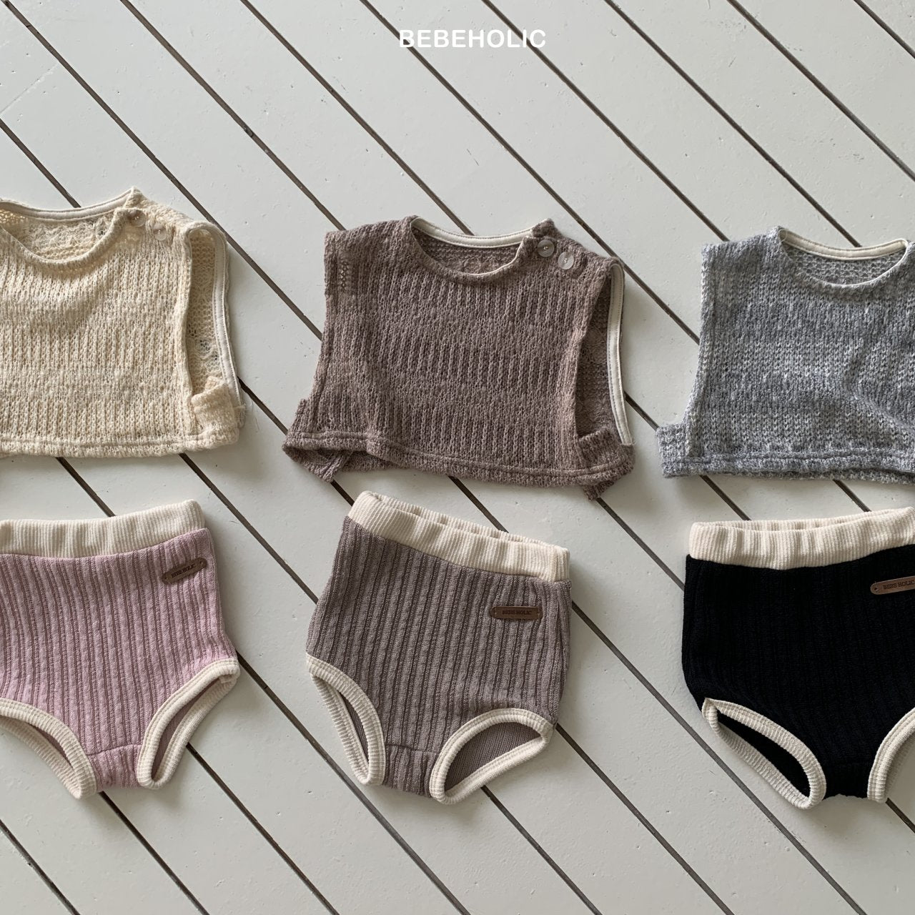［bebe holic］Ruka knit vest