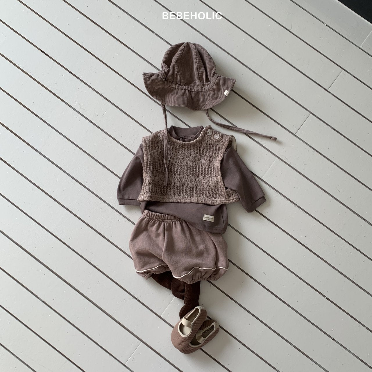 ［bebe holic］Ruka knit vest