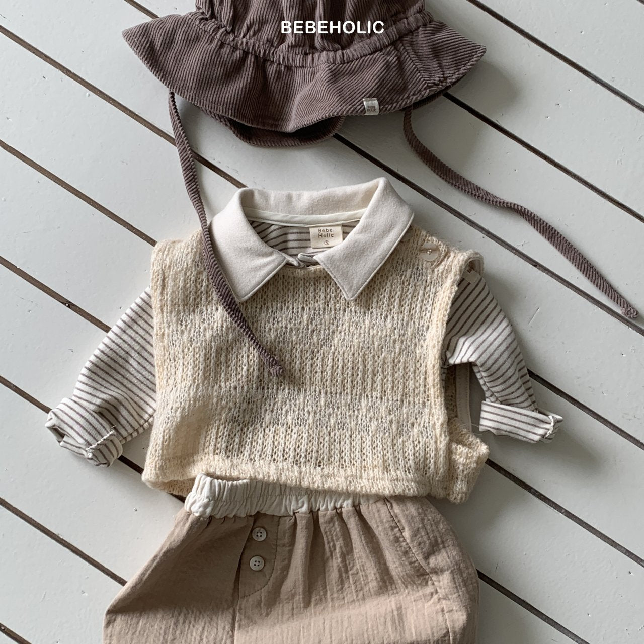 ［bebe holic］Ruka knit vest