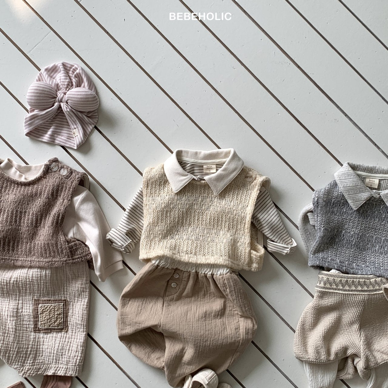 ［bebe holic］Ruka knit vest