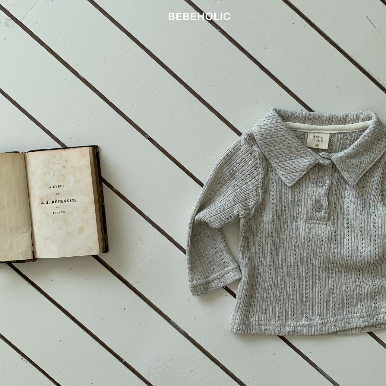 ［bebe holic］Acon collar tops