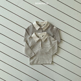 ［bebe holic］Cony stripe collar tops