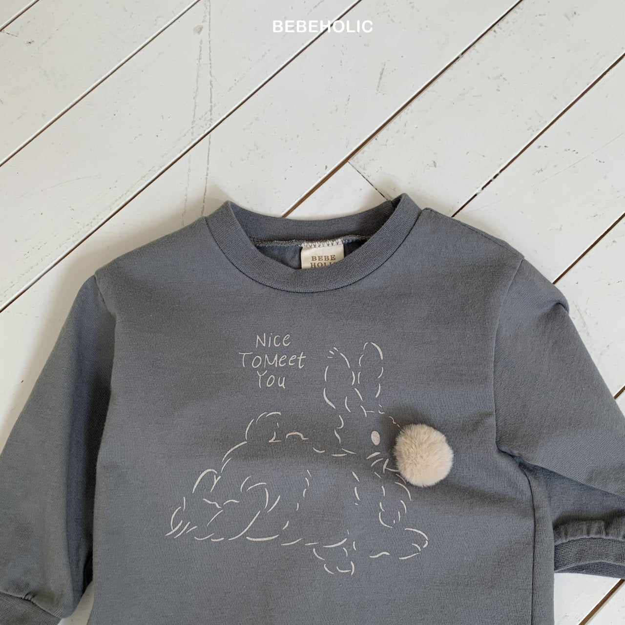 ［bebe holic］Rabbit tail tee