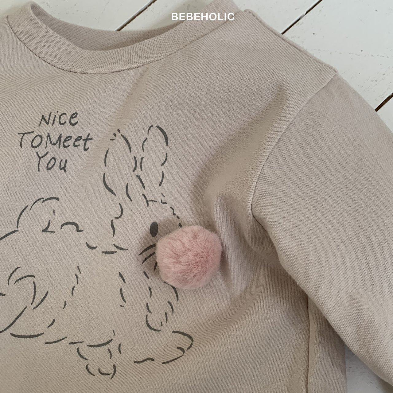 ［bebe holic］Rabbit tail tee