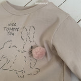 ［bebe holic］Rabbit tail tee
